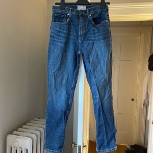 Everlane cheeky straight jean, size 28 regular